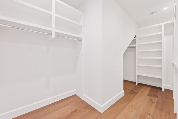 Interior, Recessed Lighting, Walk-in Closets, Wood Texture Flooring