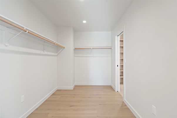 Interior, Recessed Lighting, Walk-in Closets, Wood Texture Flooring