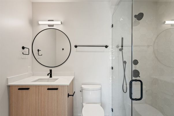 Bathroom, Glass Shower, Interior