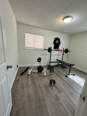 Fitness Equipment, Interior, Wood Texture Flooring