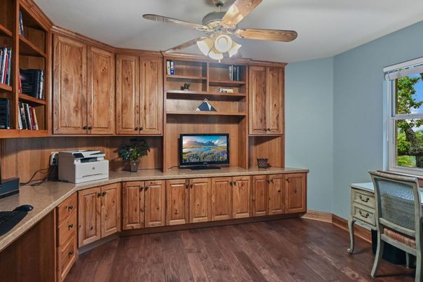 Home Office, Interior, Wood Texture Flooring