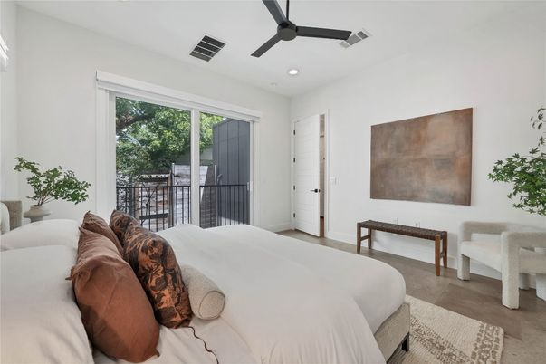 Bedroom, Interior, Recessed Lighting