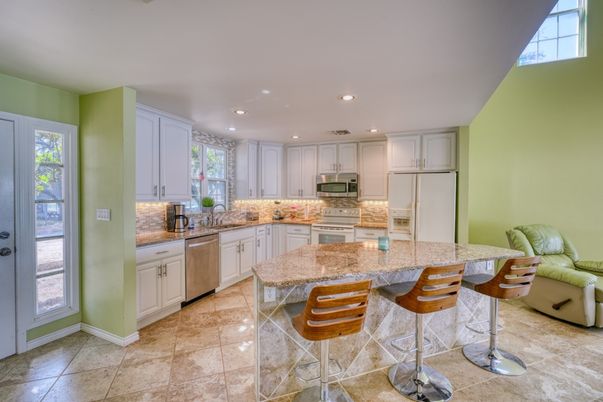 Interior, Kitchen, Recessed Lighting, Stainless Steel Appliances