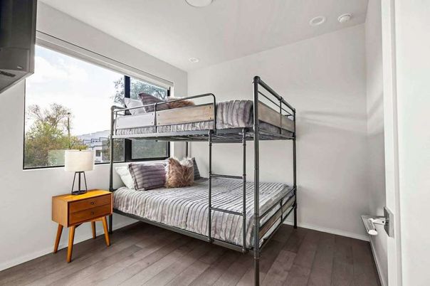 Bedroom, Interior, Wood Texture Flooring