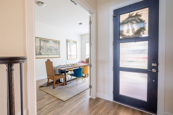 Dining room, Interior, Wood Texture Flooring