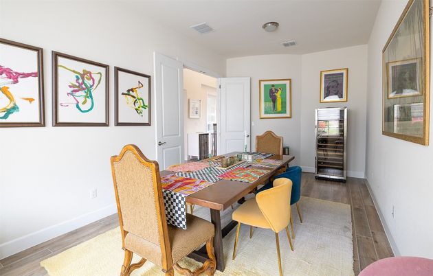 Dining room, Interior, Wood Texture Flooring