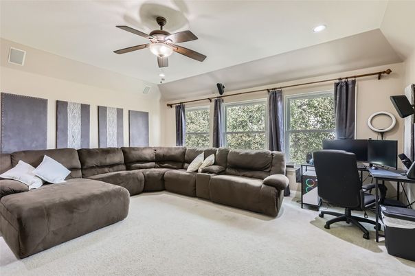 Home Office, Interior, Living room, Recessed Lighting