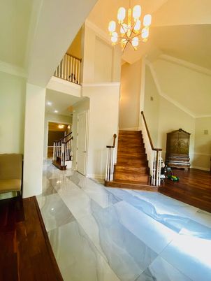 Chandelier, Interior, Marble, Wood Texture Flooring