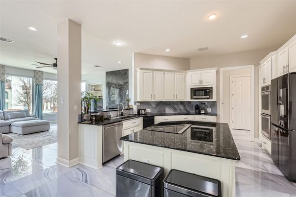 Interior, Kitchen, Recessed Lighting, Stainless Steel Appliances