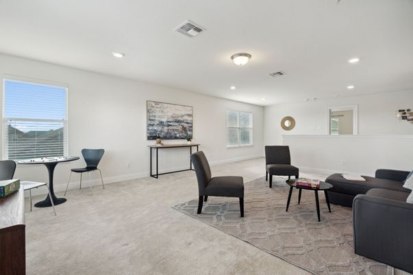Home Office, Interior, Living room, Recessed Lighting
