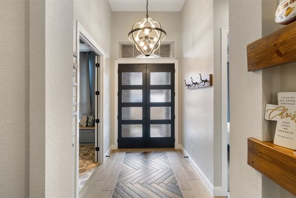 Interior, Pendant Lights, Wood Texture Flooring