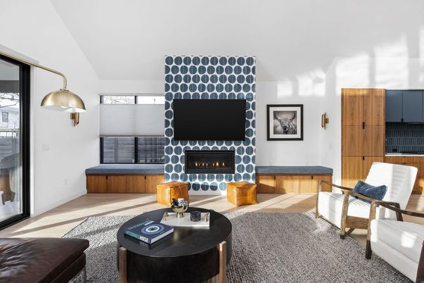 Fireplace, Interior, Living room, Wood Texture Flooring