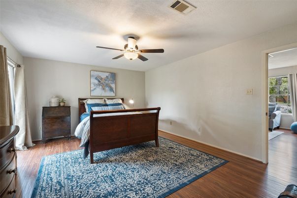 Bedroom, Interior, Wood Texture Flooring
