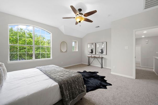 Bedroom, Interior, Recessed Lighting