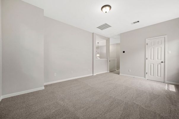 Empty room, Interior, Pendant Lights