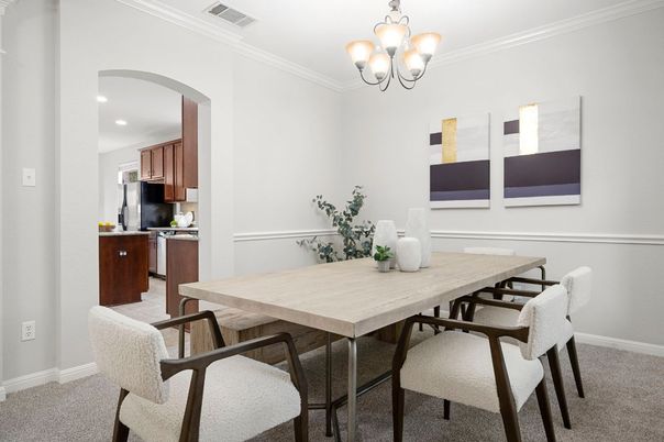 Chandelier, Dining room, Interior, Kitchen, Recessed Lighting