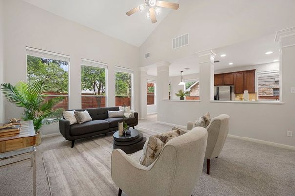 Interior, Kitchen, Living room, Pendant Lights, Recessed Lighting