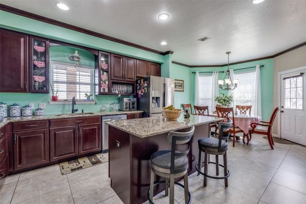 Chandelier, Dining room, Interior, Kitchen, Recessed Lighting
