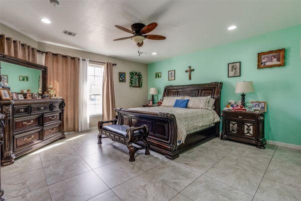 Bedroom, Interior, Recessed Lighting