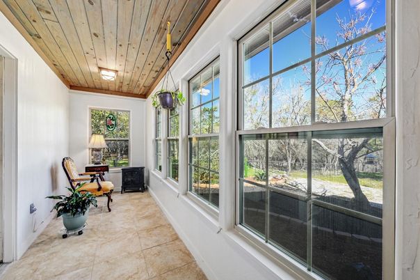 Interior, Sun Room, Wooden Ceilings