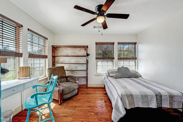 Bedroom, Home Office, Interior, Wood Texture Flooring