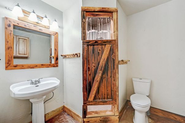 Bathroom, Interior, Wood Texture Flooring