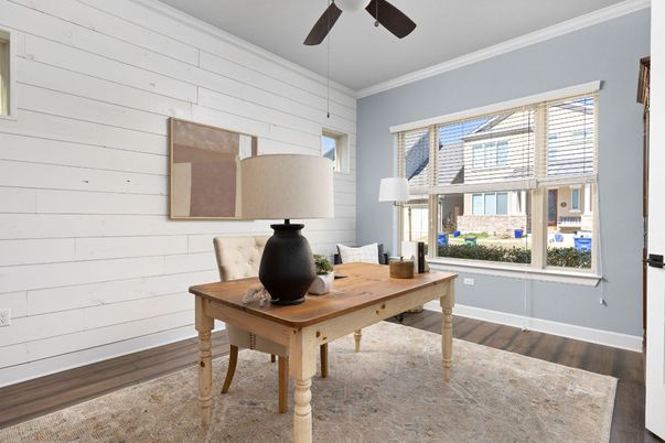 Home Office, Interior, Wood Texture Flooring