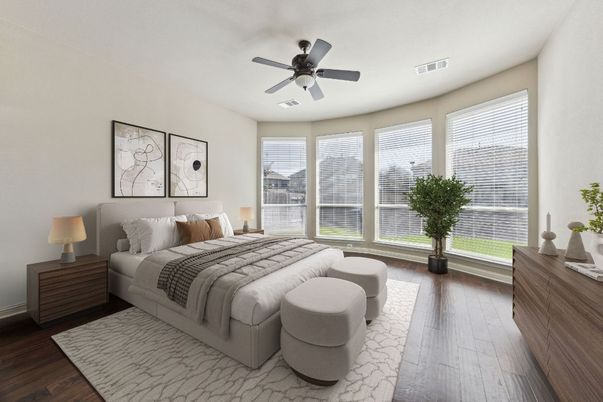 Bedroom, Interior, Wood Texture Flooring