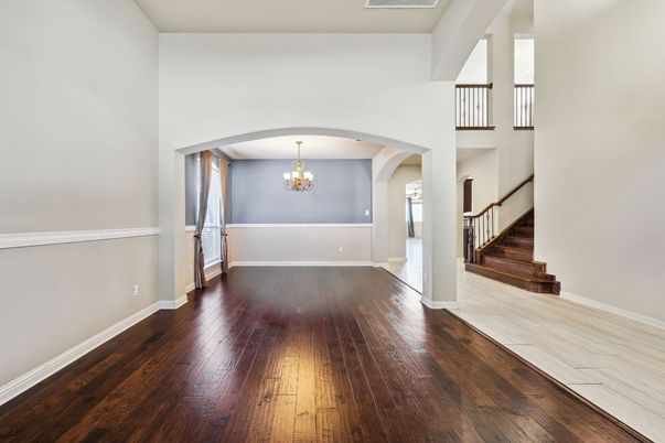 Chandelier, Interior, Wood Texture Flooring