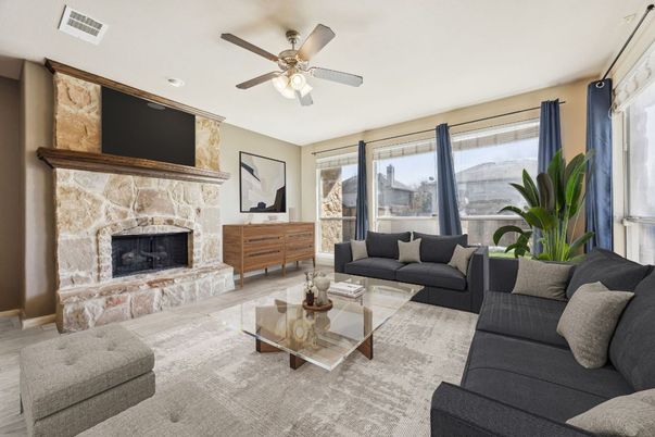 Fireplace, Interior, Living room