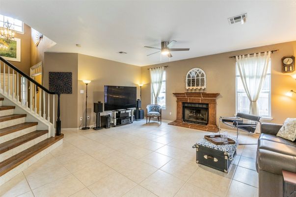 Fireplace, Interior, Living room
