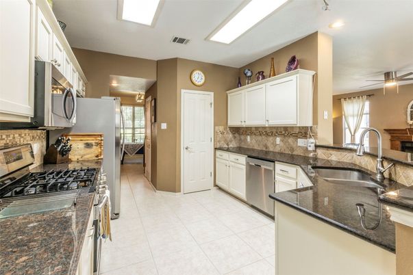 Interior, Kitchen, Recessed Lighting, Stainless Steel Appliances