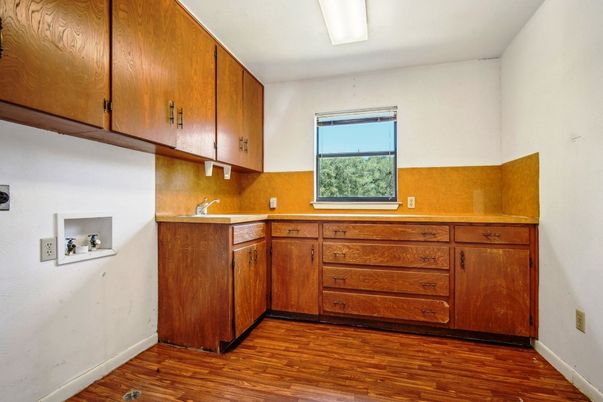 Interior, Kitchen, Wood Texture Flooring