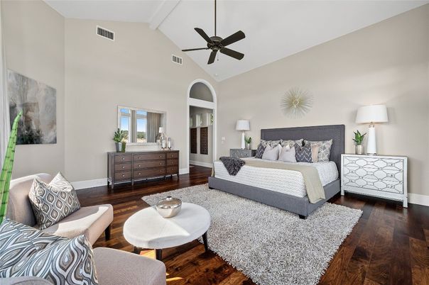 Bedroom, Interior, Wood Texture Flooring