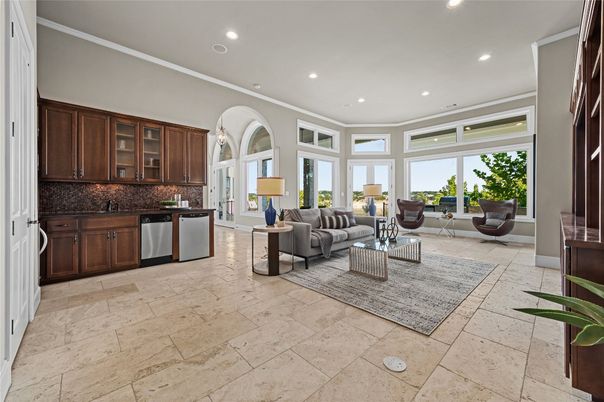 Interior, Kitchen, Living room, Recessed Lighting, Stainless Steel Appliances