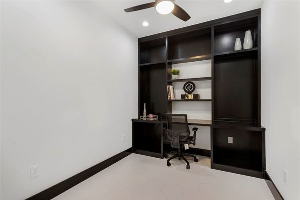 Home Office, Interior, Recessed Lighting