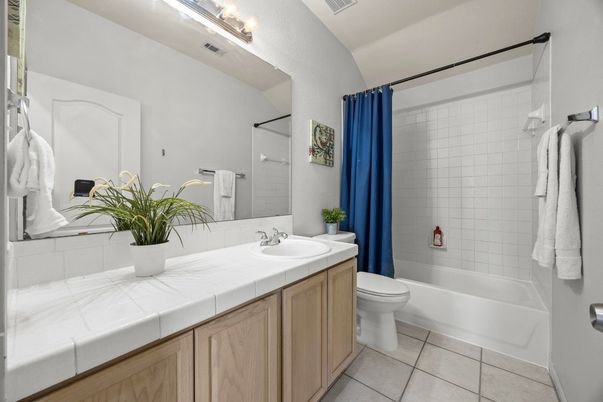 Bathroom, Interior, Tile Countertops