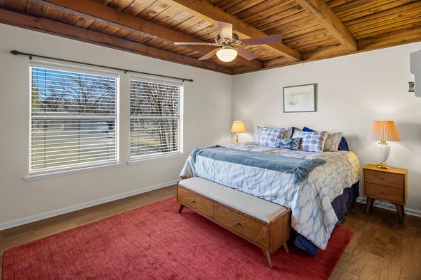 Bedroom, Interior, Wooden Beams, Wooden Ceilings, Wood Texture Flooring