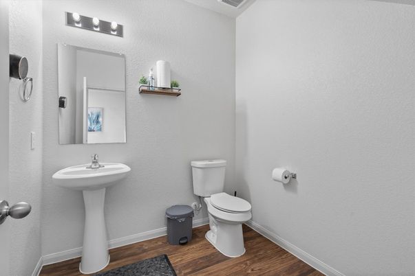 Bathroom, Interior, Wood Texture Flooring