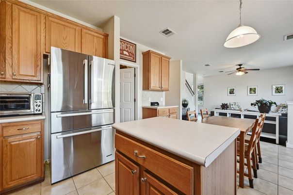 Interior, Kitchen, Pendant Lights, Stainless Steel Appliances