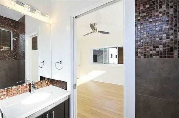 Bathroom, Interior, Wood Texture Flooring