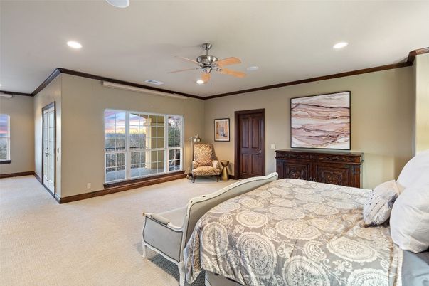 Bedroom, Interior, Recessed Lighting
