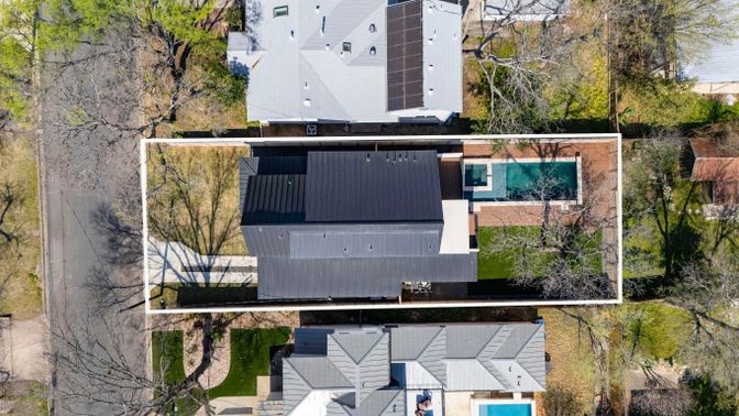 Exterior, Pool, Solar Panels