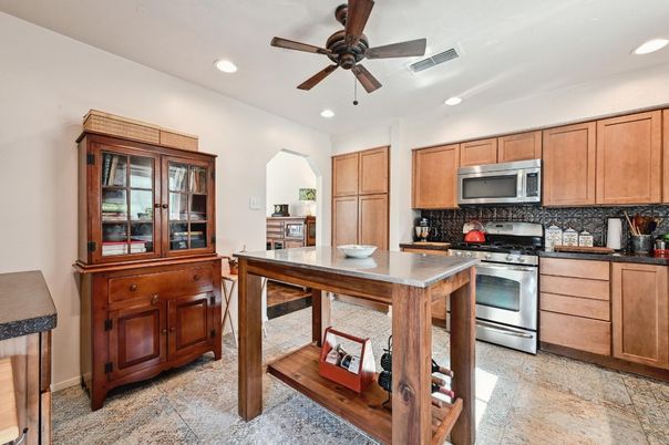 Interior, Kitchen, Recessed Lighting, Stainless Steel Appliances