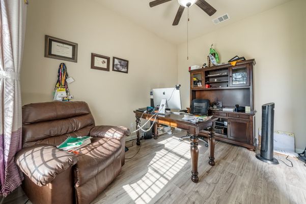 Home Office, Interior, Wood Texture Flooring