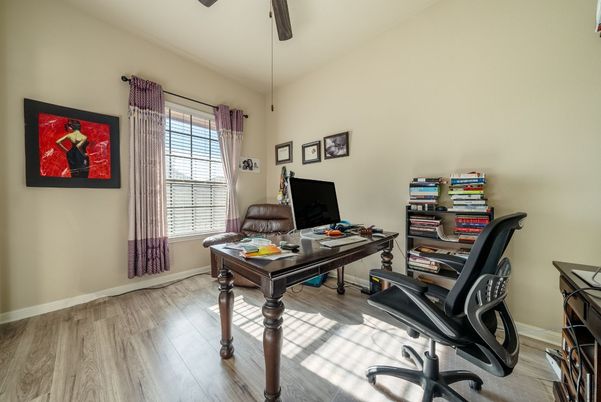 Home Office, Interior, Wood Texture Flooring