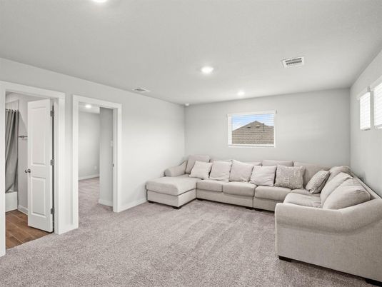 Interior, Living room, Recessed Lighting