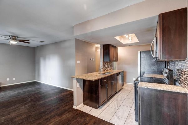 Interior, Kitchen, Wood Texture Flooring