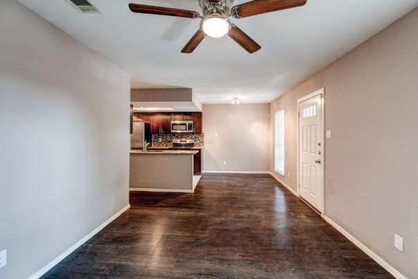 Empty room, Interior, Kitchen, Wood Texture Flooring