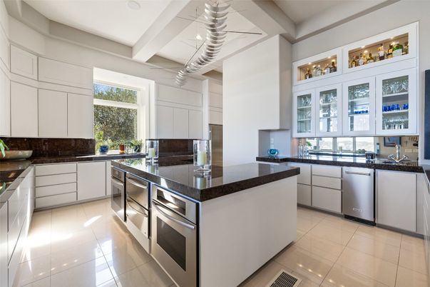 Interior, Kitchen, Recessed Lighting, Stainless Steel Appliances